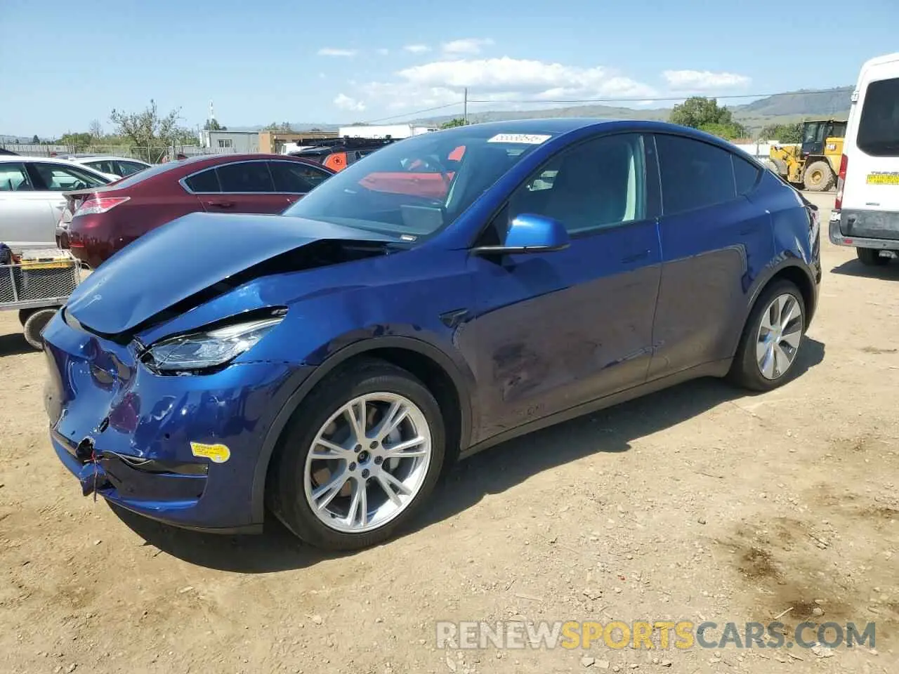 1 Фотография поврежденного автомобиля 7SAYGDEE0NF394105 TESLA MODEL Y 2022