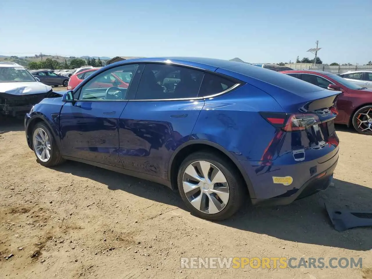 2 Фотография поврежденного автомобиля 7SAYGDEE0NF394105 TESLA MODEL Y 2022