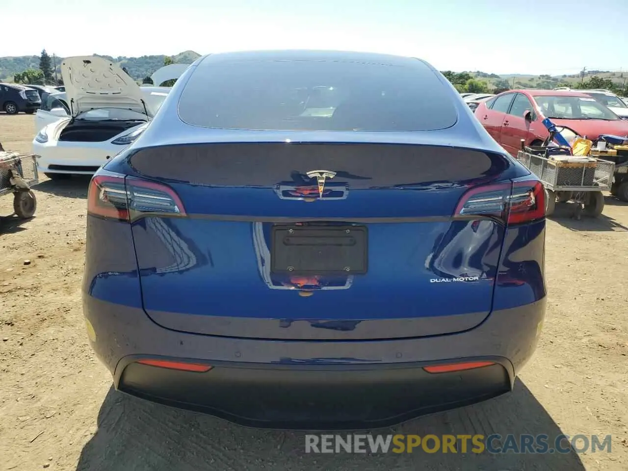 6 Фотография поврежденного автомобиля 7SAYGDEE0NF394105 TESLA MODEL Y 2022