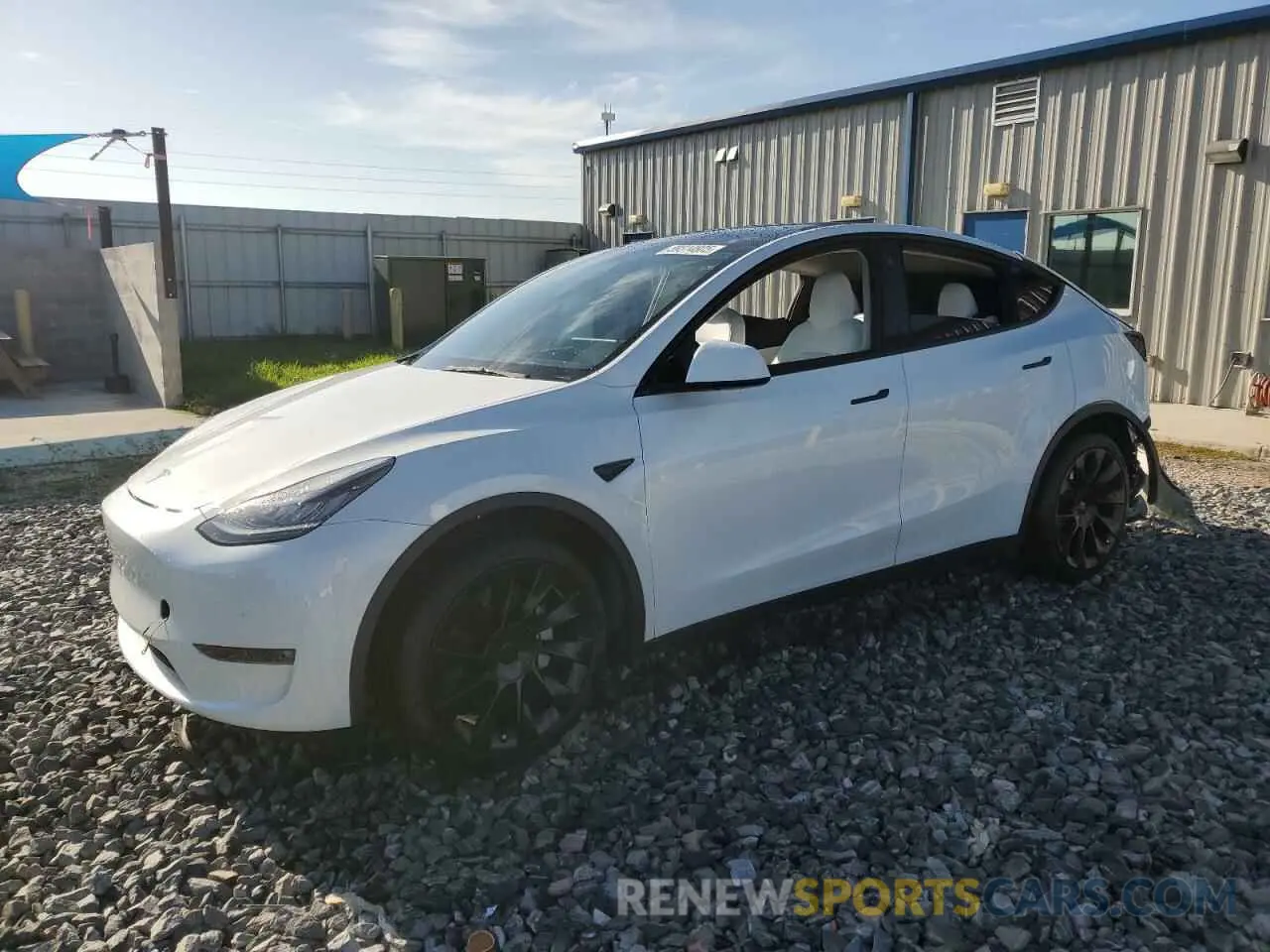 1 Фотография поврежденного автомобиля 7SAYGDEE0NF419214 TESLA MODEL Y 2022