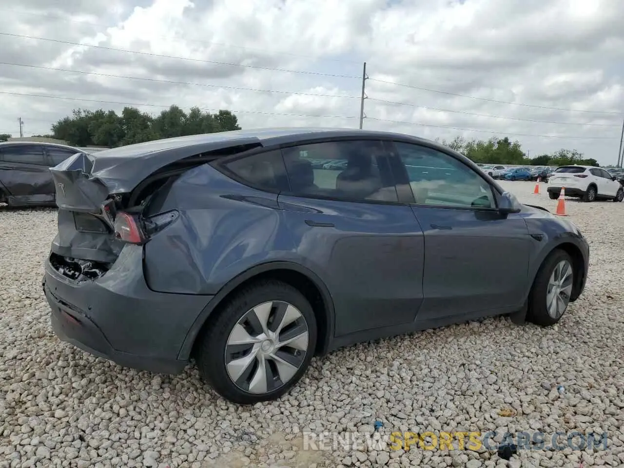 3 Фотография поврежденного автомобиля 7SAYGDEE0NF428446 TESLA MODEL Y 2022