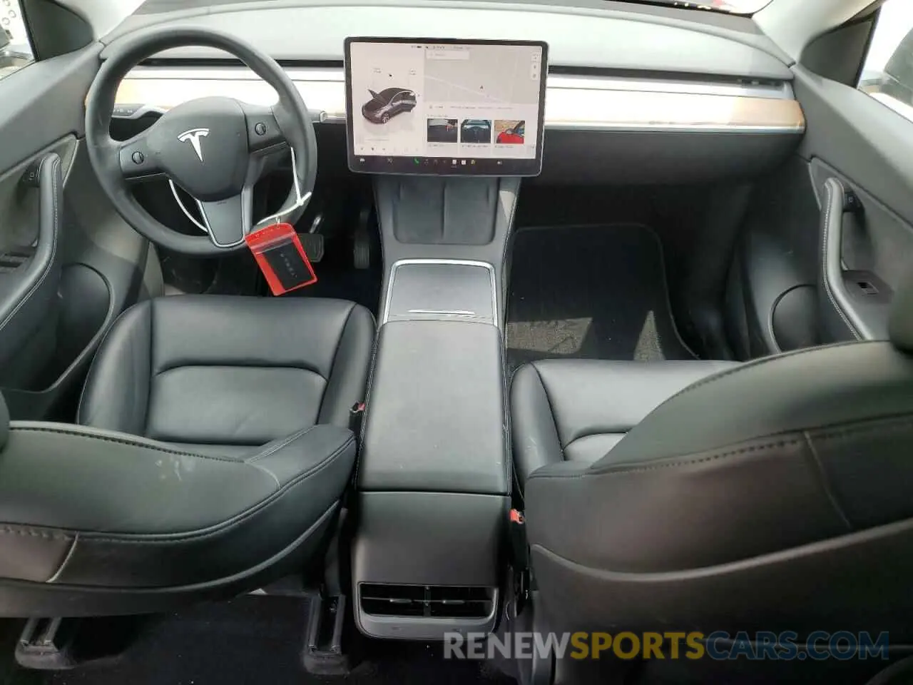 8 Фотография поврежденного автомобиля 7SAYGDEE0NF428446 TESLA MODEL Y 2022