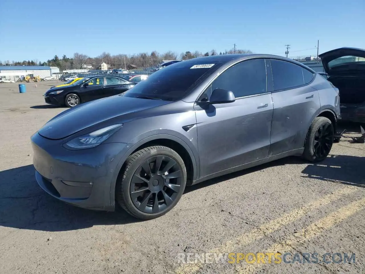 1 Photograph of a damaged car 7SAYGDEE0NF434859 TESLA MODEL Y 2022