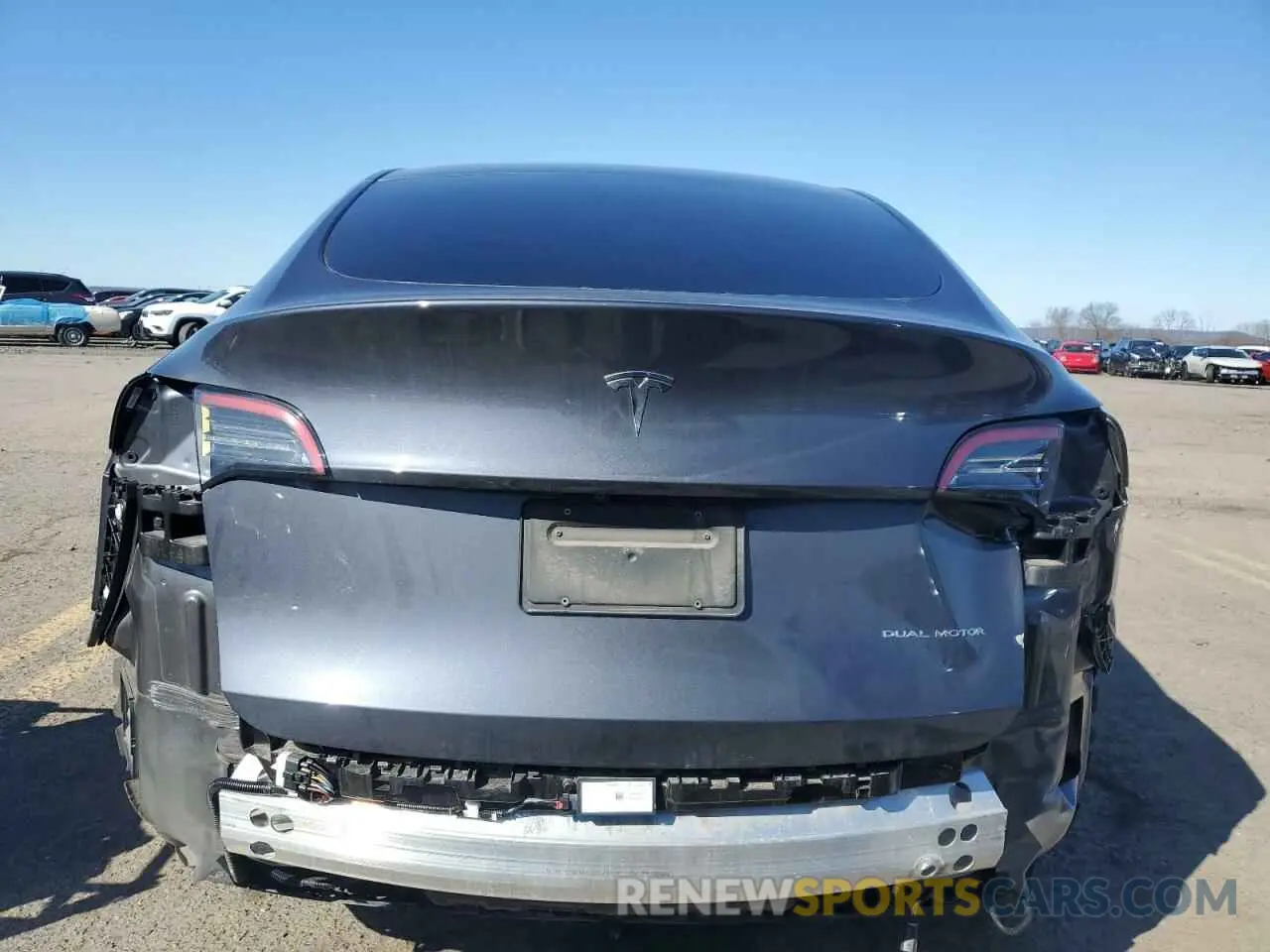 6 Photograph of a damaged car 7SAYGDEE0NF434859 TESLA MODEL Y 2022