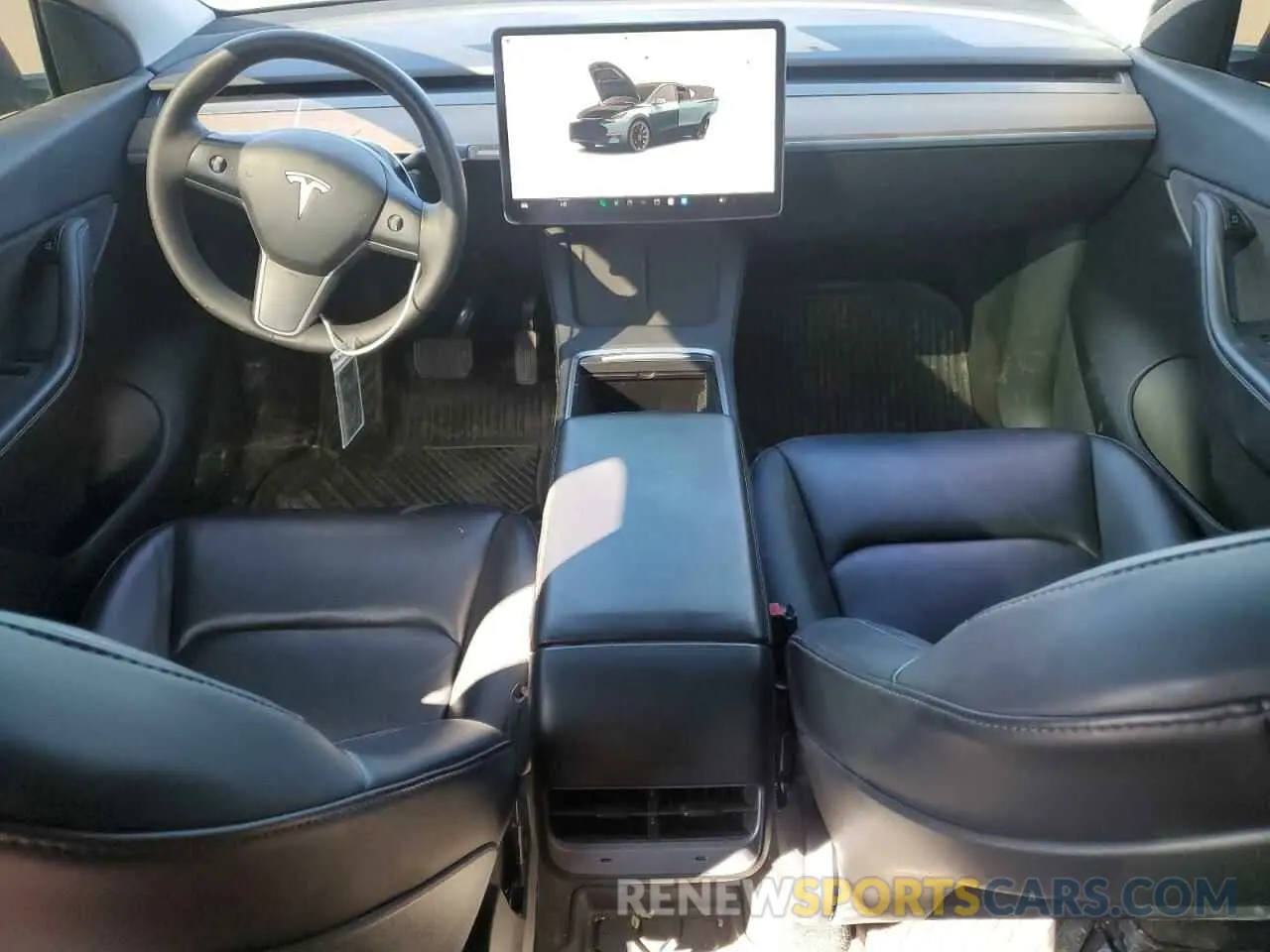 8 Photograph of a damaged car 7SAYGDEE0NF434859 TESLA MODEL Y 2022