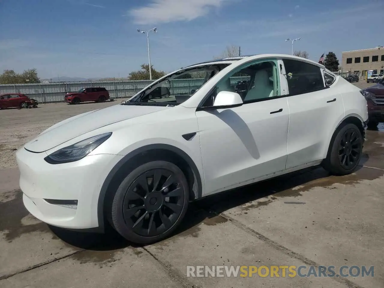 1 Photograph of a damaged car 7SAYGDEE0NF436885 TESLA MODEL Y 2022