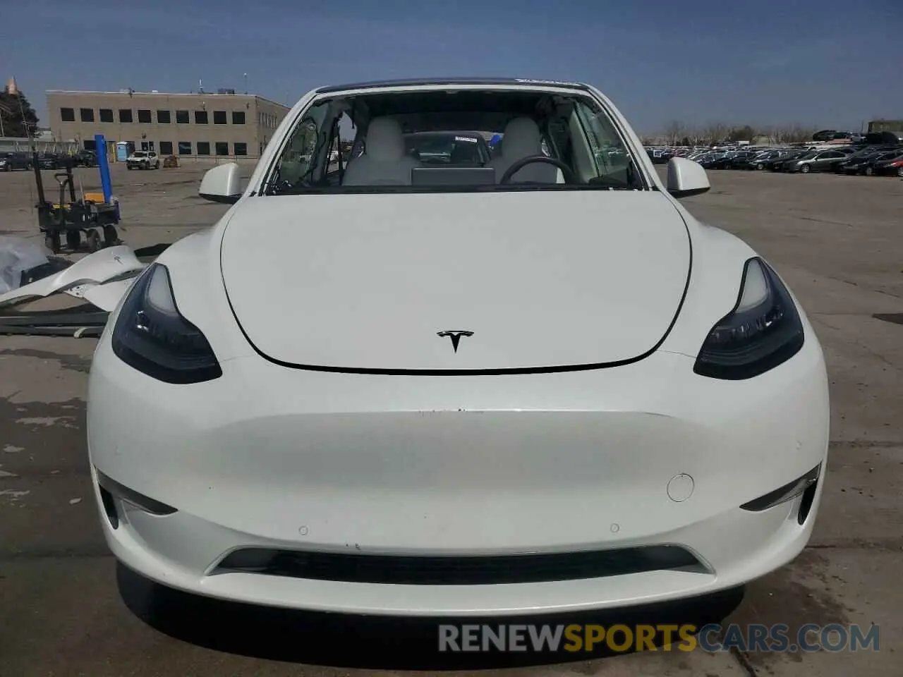 5 Photograph of a damaged car 7SAYGDEE0NF436885 TESLA MODEL Y 2022