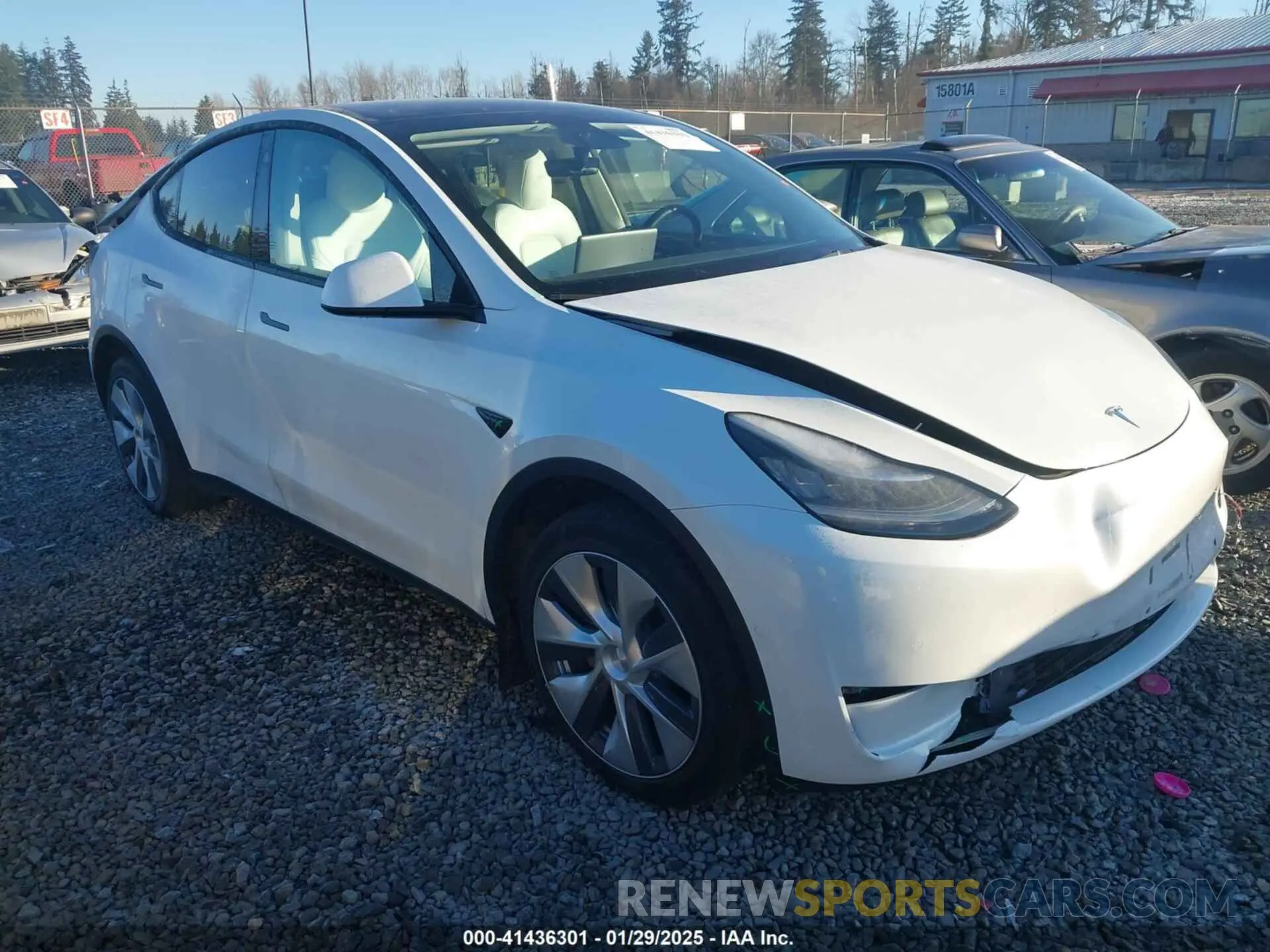 1 Photograph of a damaged car 7SAYGDEE0NF440810 TESLA MODEL Y 2022