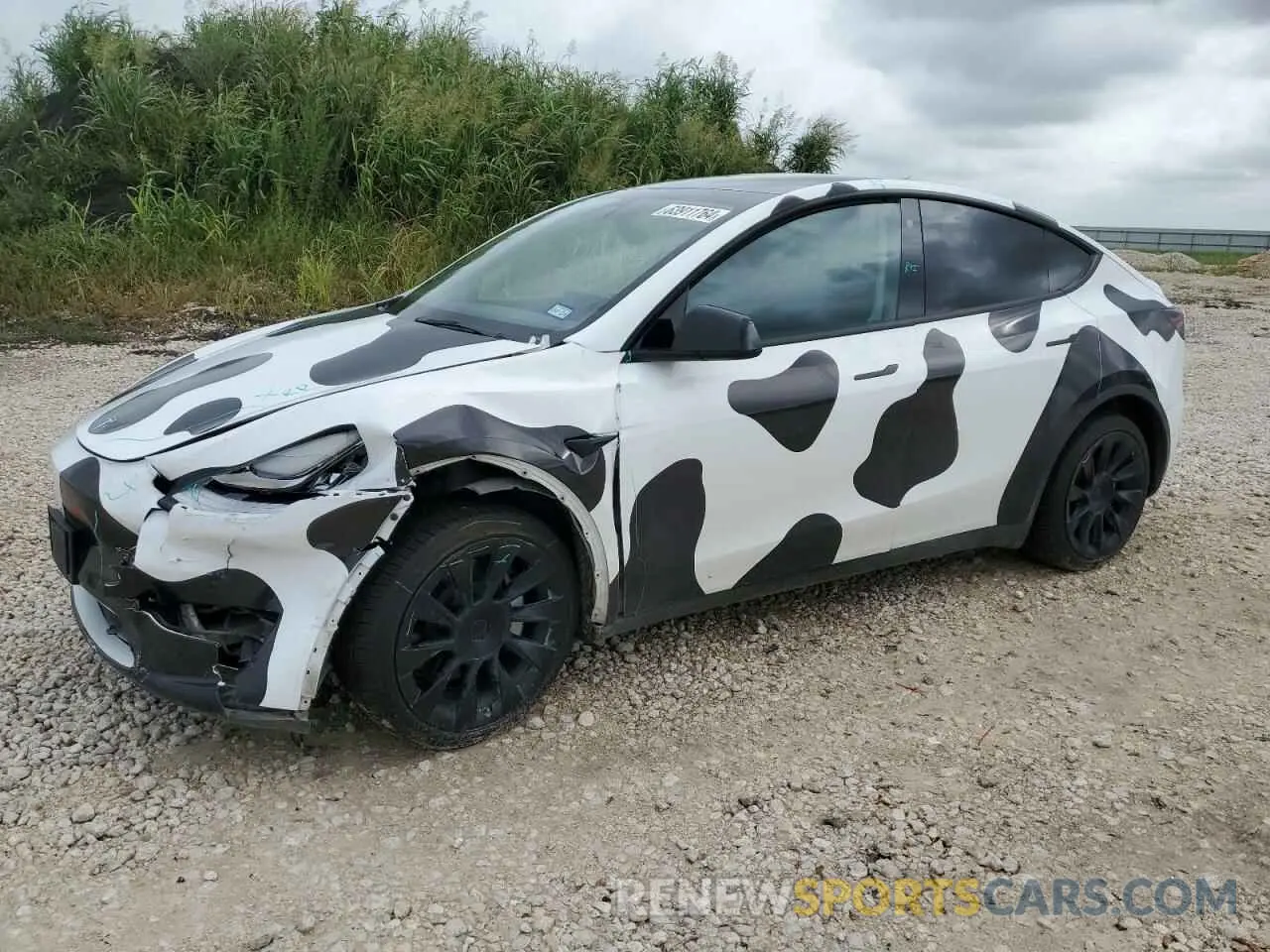 1 Photograph of a damaged car 7SAYGDEE1NA001175 TESLA MODEL Y 2022