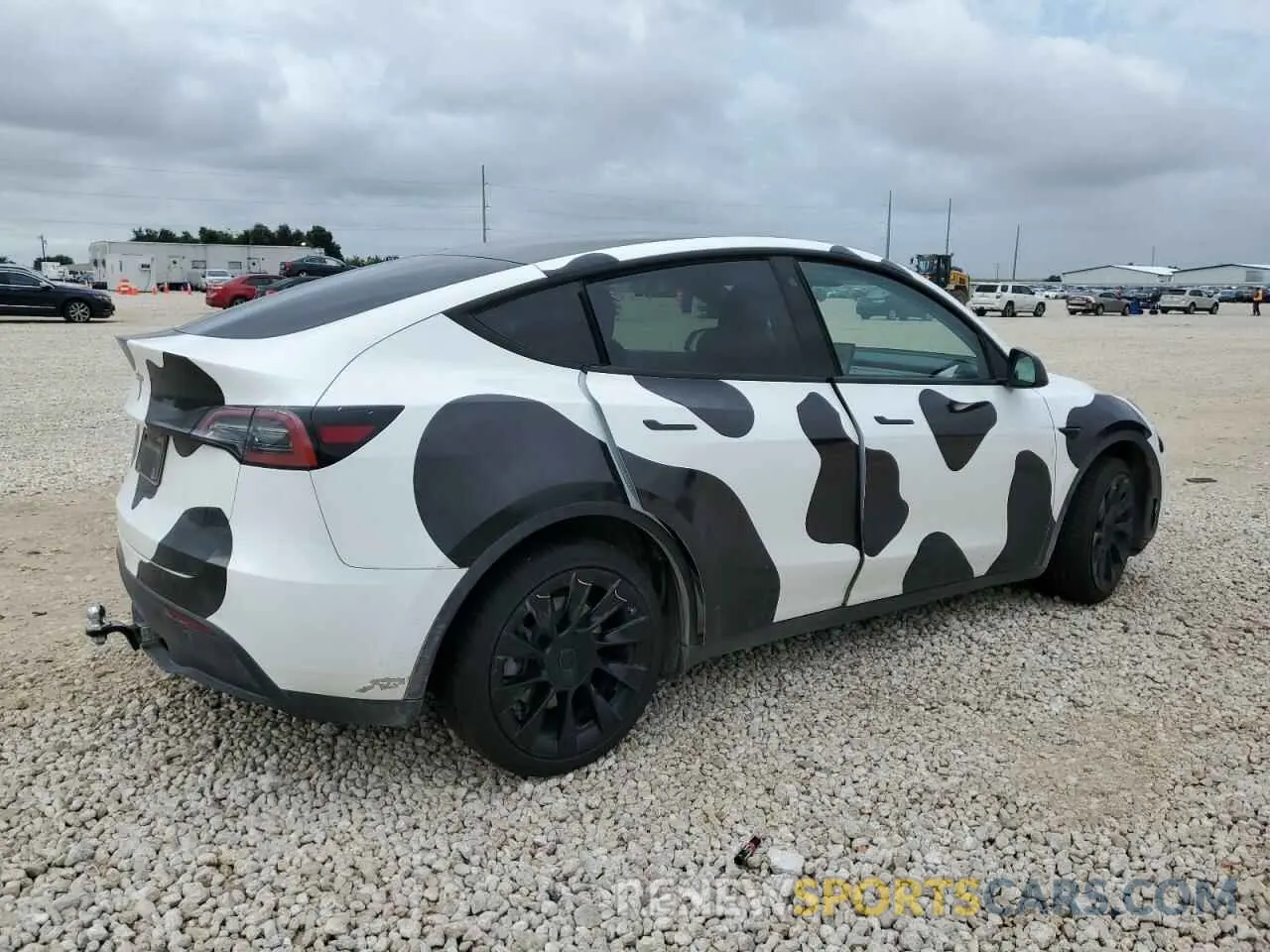 3 Photograph of a damaged car 7SAYGDEE1NA001175 TESLA MODEL Y 2022
