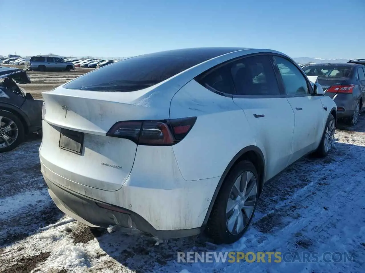3 Фотография поврежденного автомобиля 7SAYGDEE1NA009664 TESLA MODEL Y 2022