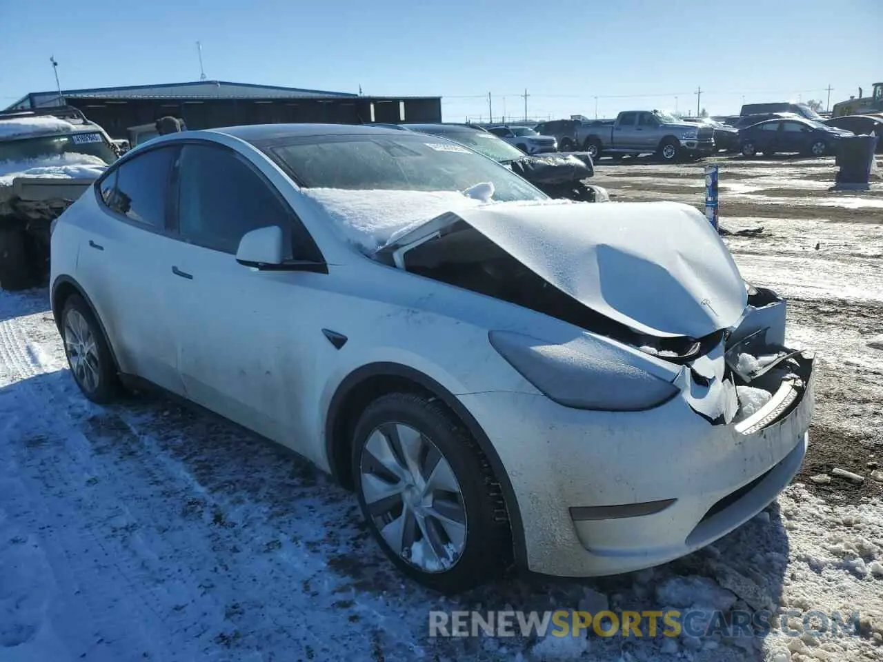 4 Фотография поврежденного автомобиля 7SAYGDEE1NA009664 TESLA MODEL Y 2022