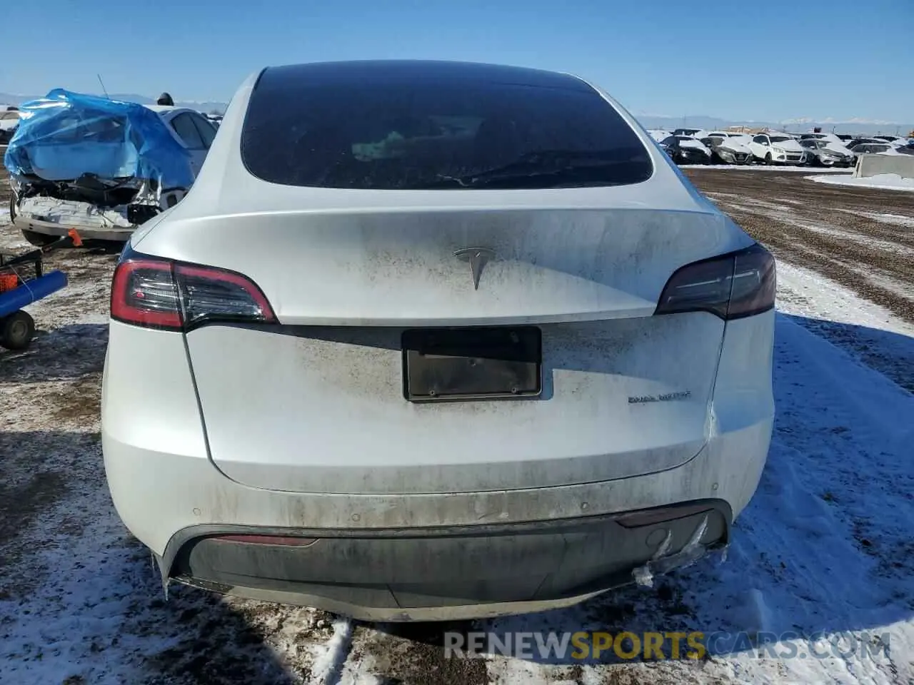 6 Фотография поврежденного автомобиля 7SAYGDEE1NA009664 TESLA MODEL Y 2022