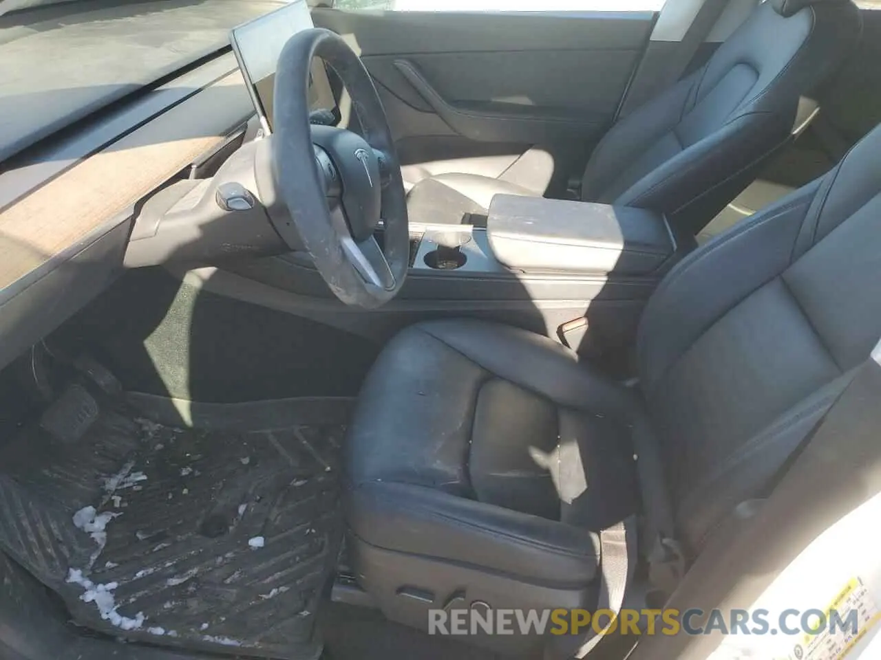 7 Фотография поврежденного автомобиля 7SAYGDEE1NA009664 TESLA MODEL Y 2022