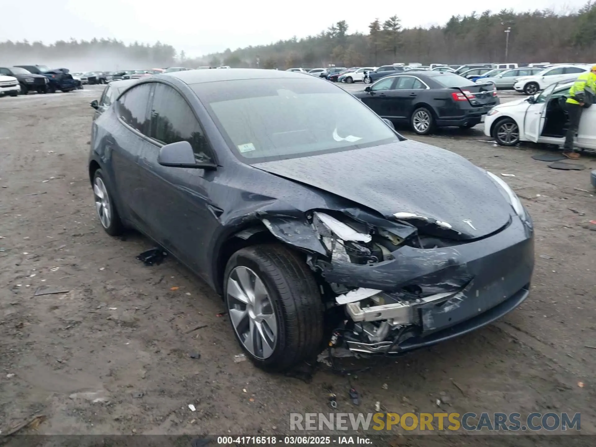 1 Фотография поврежденного автомобиля 7SAYGDEE1NA021734 TESLA MODEL Y 2022