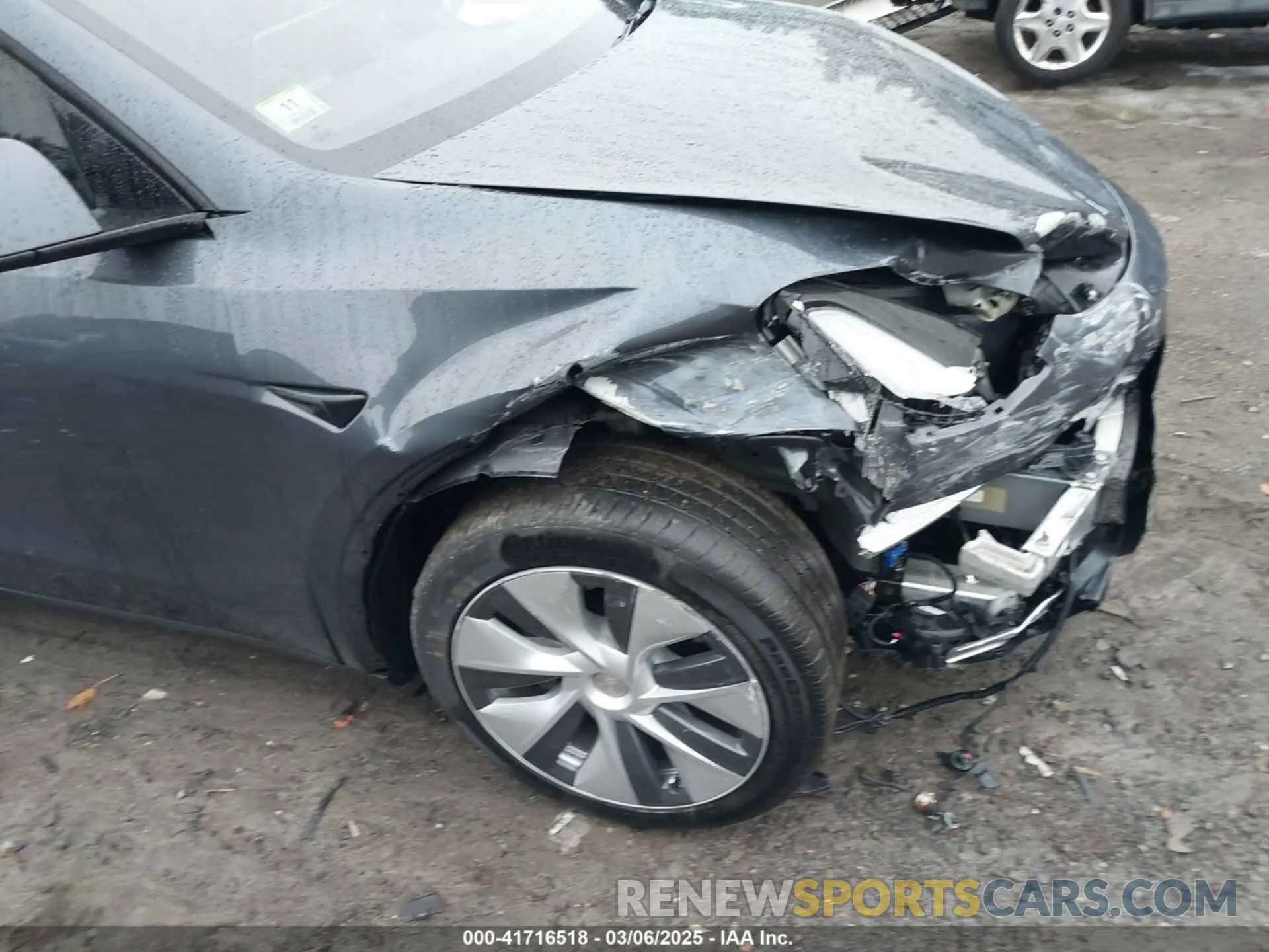 6 Фотография поврежденного автомобиля 7SAYGDEE1NA021734 TESLA MODEL Y 2022