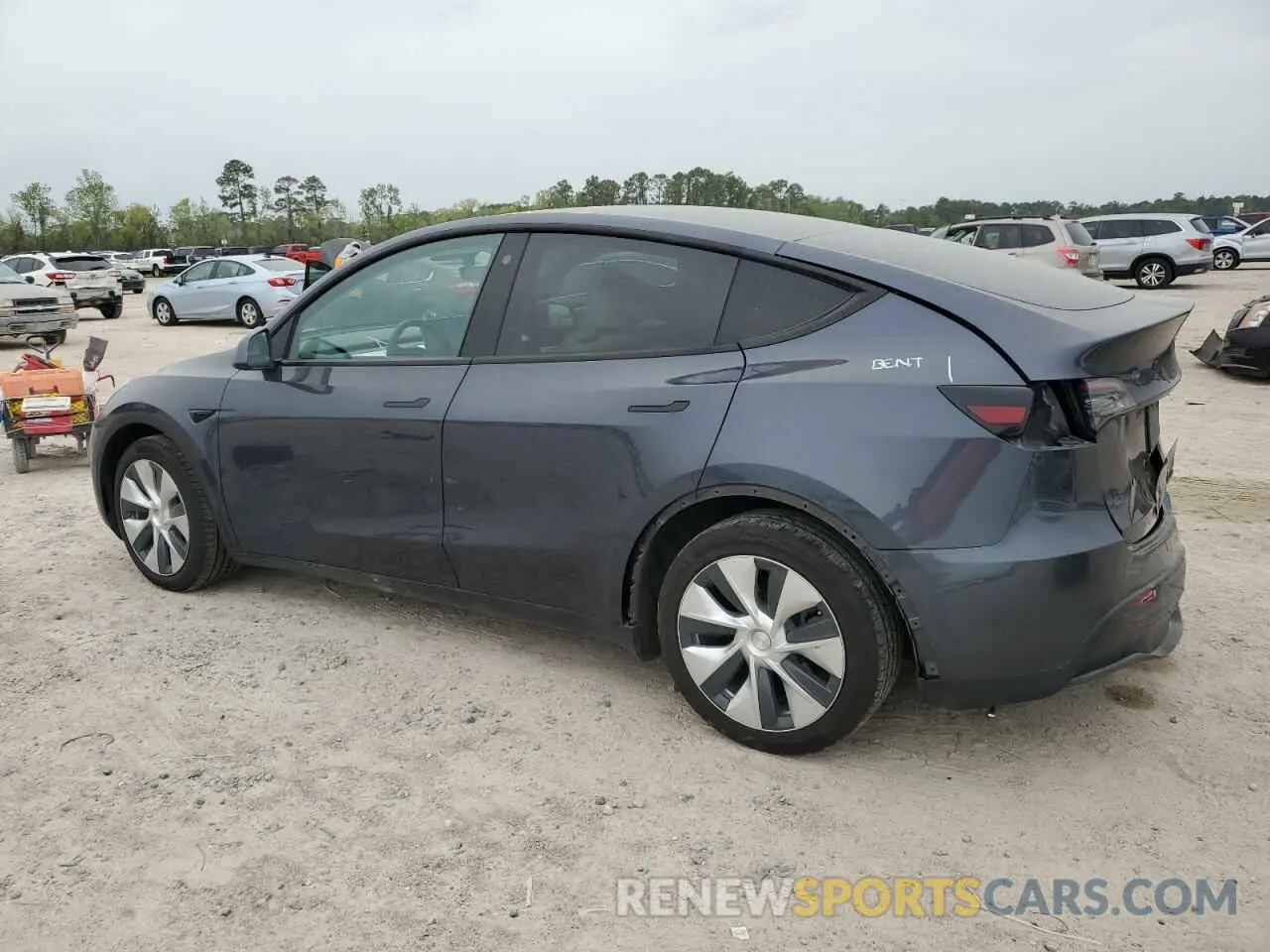 2 Photograph of a damaged car 7SAYGDEE1NF315198 TESLA MODEL Y 2022