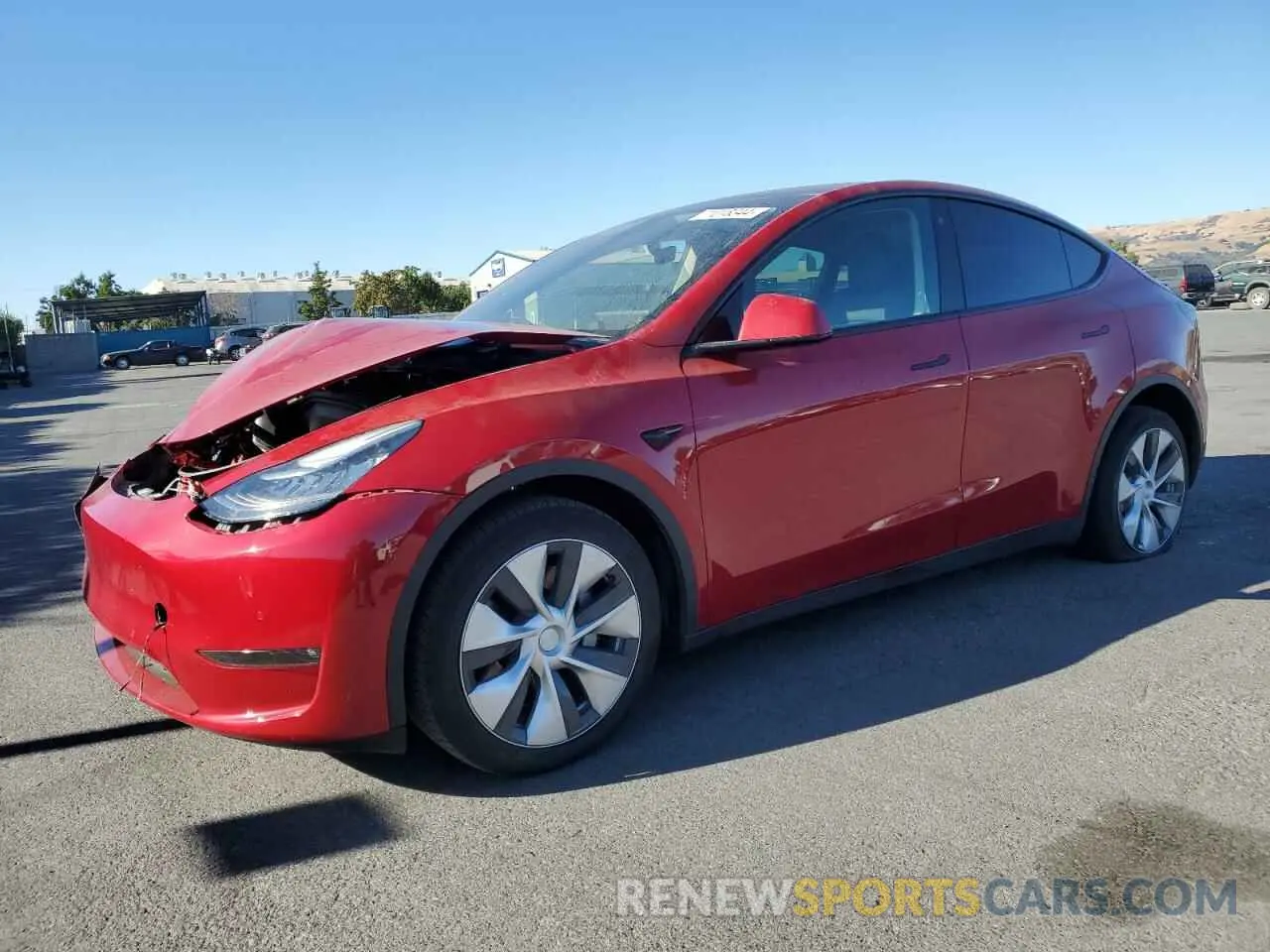 1 Фотография поврежденного автомобиля 7SAYGDEE1NF356222 TESLA MODEL Y 2022