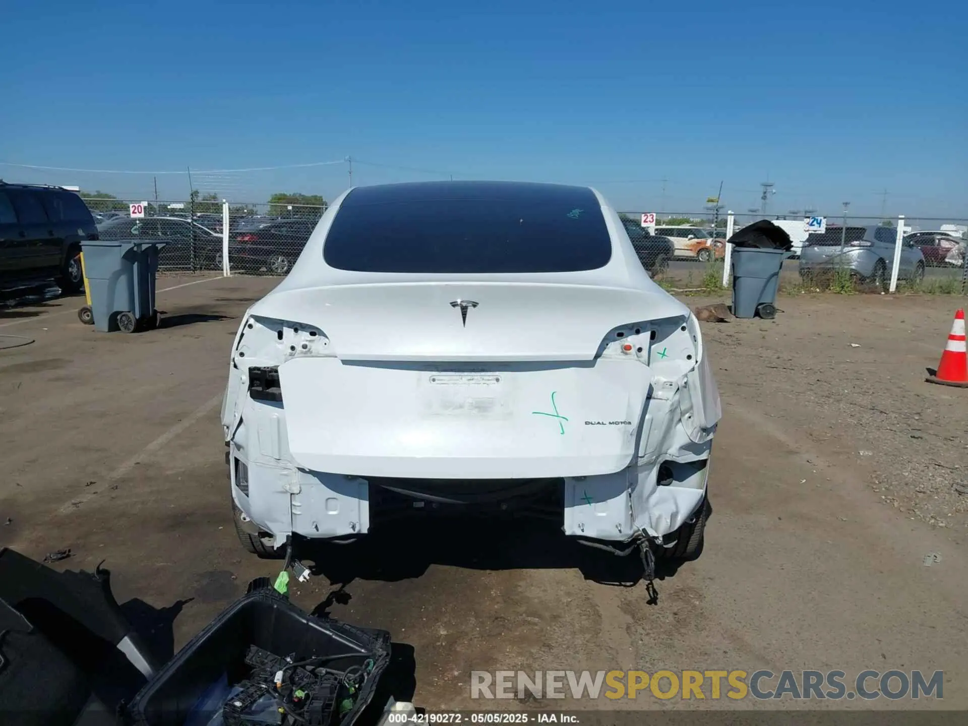 16 Фотография поврежденного автомобиля 7SAYGDEE1NF364241 TESLA MODEL Y 2022