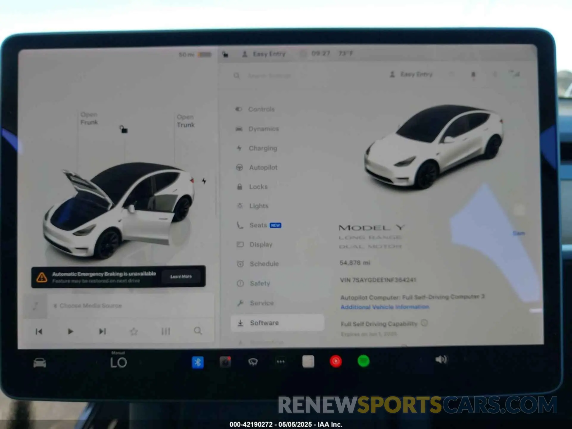 18 Фотография поврежденного автомобиля 7SAYGDEE1NF364241 TESLA MODEL Y 2022