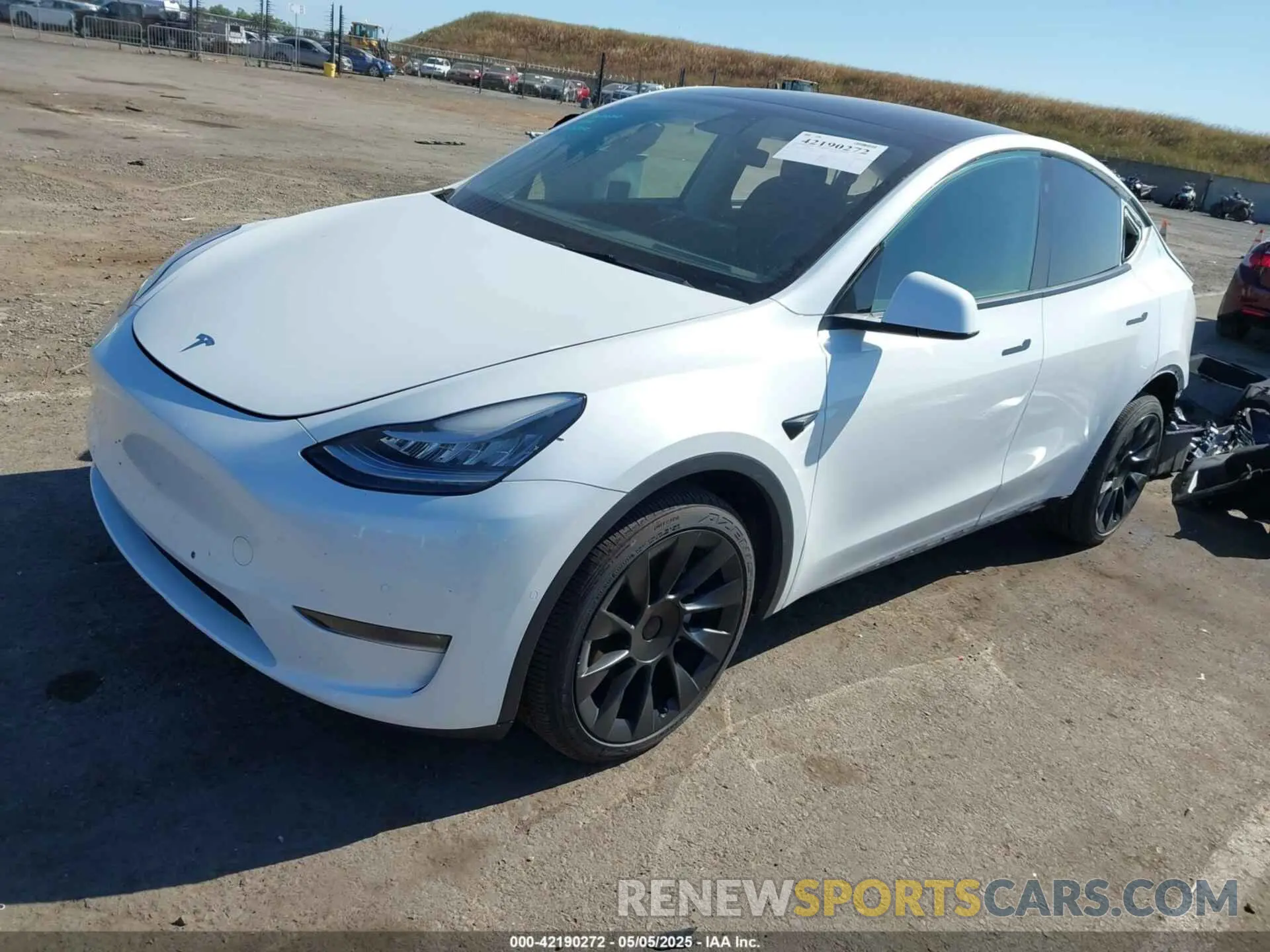 2 Фотография поврежденного автомобиля 7SAYGDEE1NF364241 TESLA MODEL Y 2022
