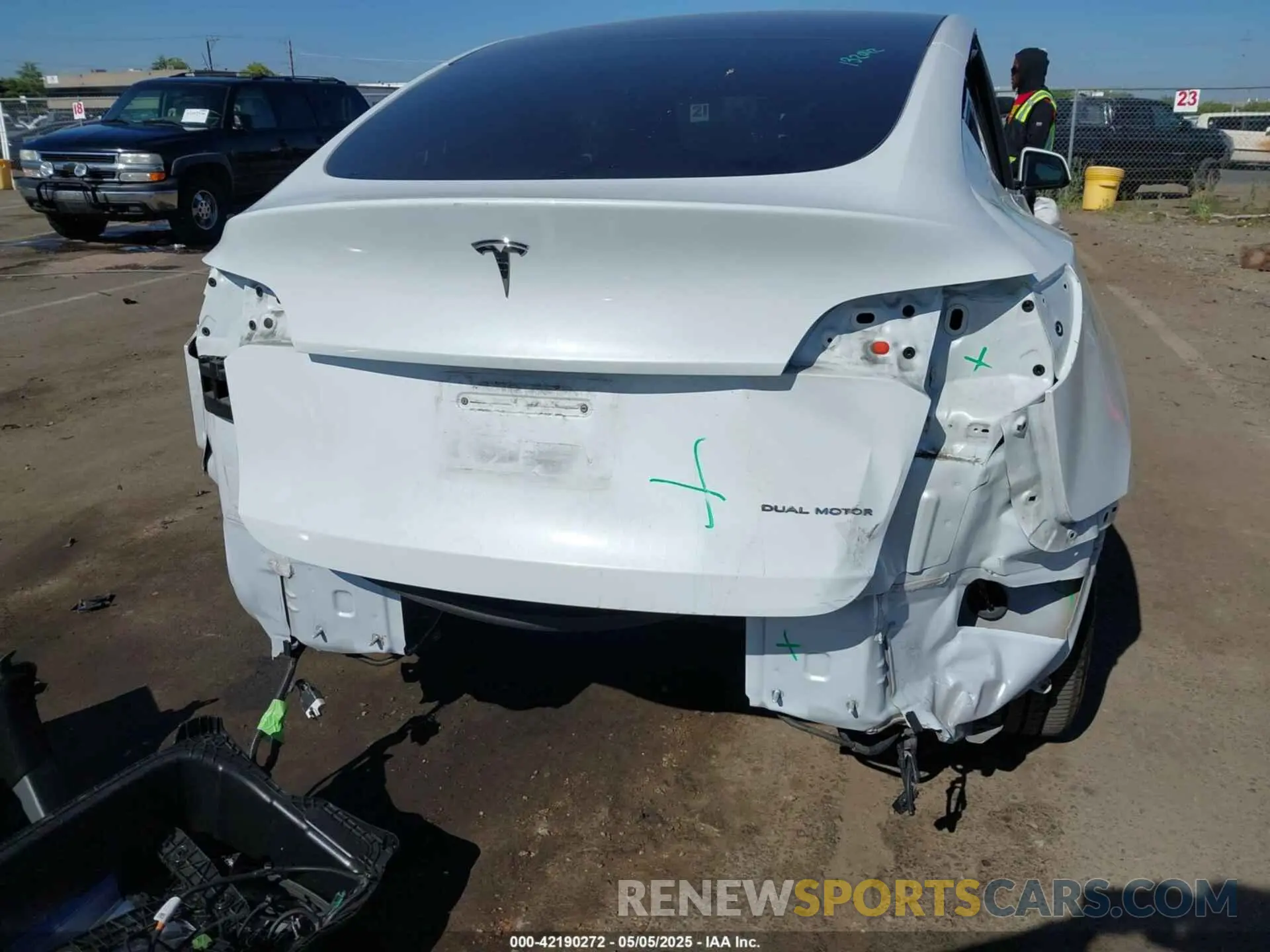 6 Фотография поврежденного автомобиля 7SAYGDEE1NF364241 TESLA MODEL Y 2022