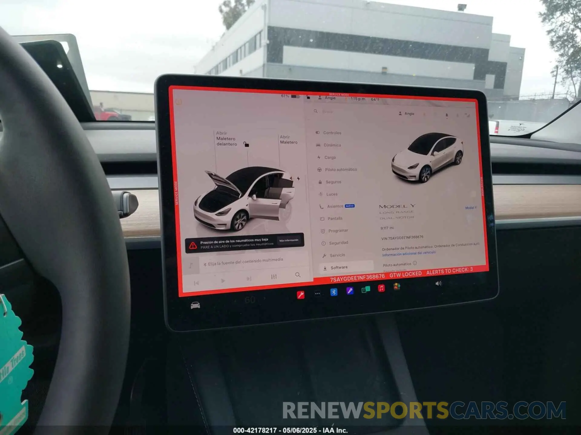 18 Фотография поврежденного автомобиля 7SAYGDEE1NF368676 TESLA MODEL Y 2022