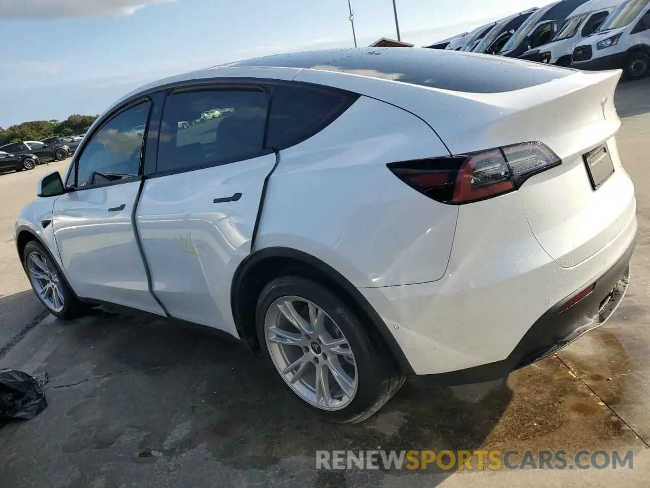 2 Фотография поврежденного автомобиля 7SAYGDEE1NF368922 TESLA MODEL Y 2022