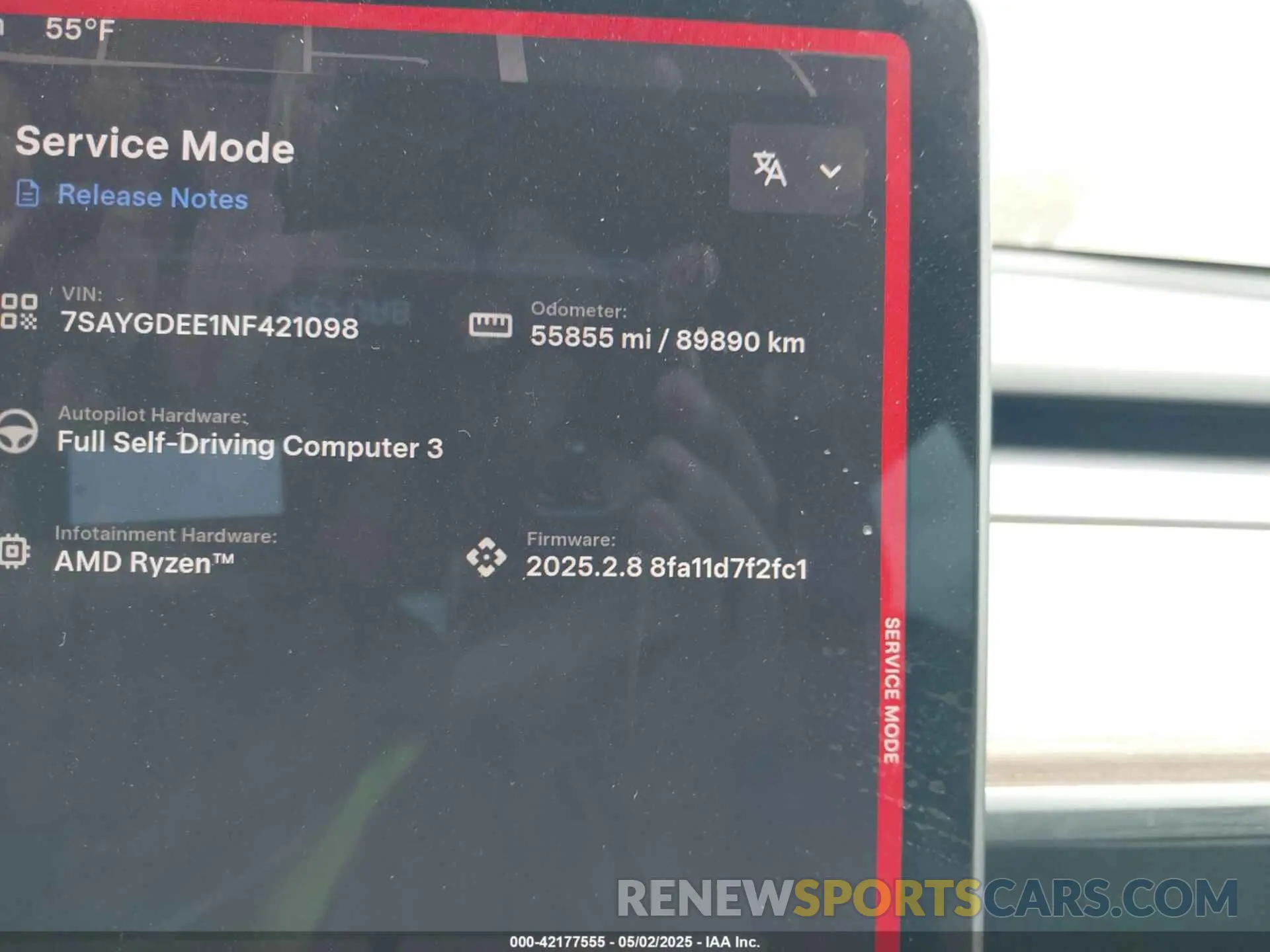 16 Photograph of a damaged car 7SAYGDEE1NF421098 TESLA MODEL Y 2022