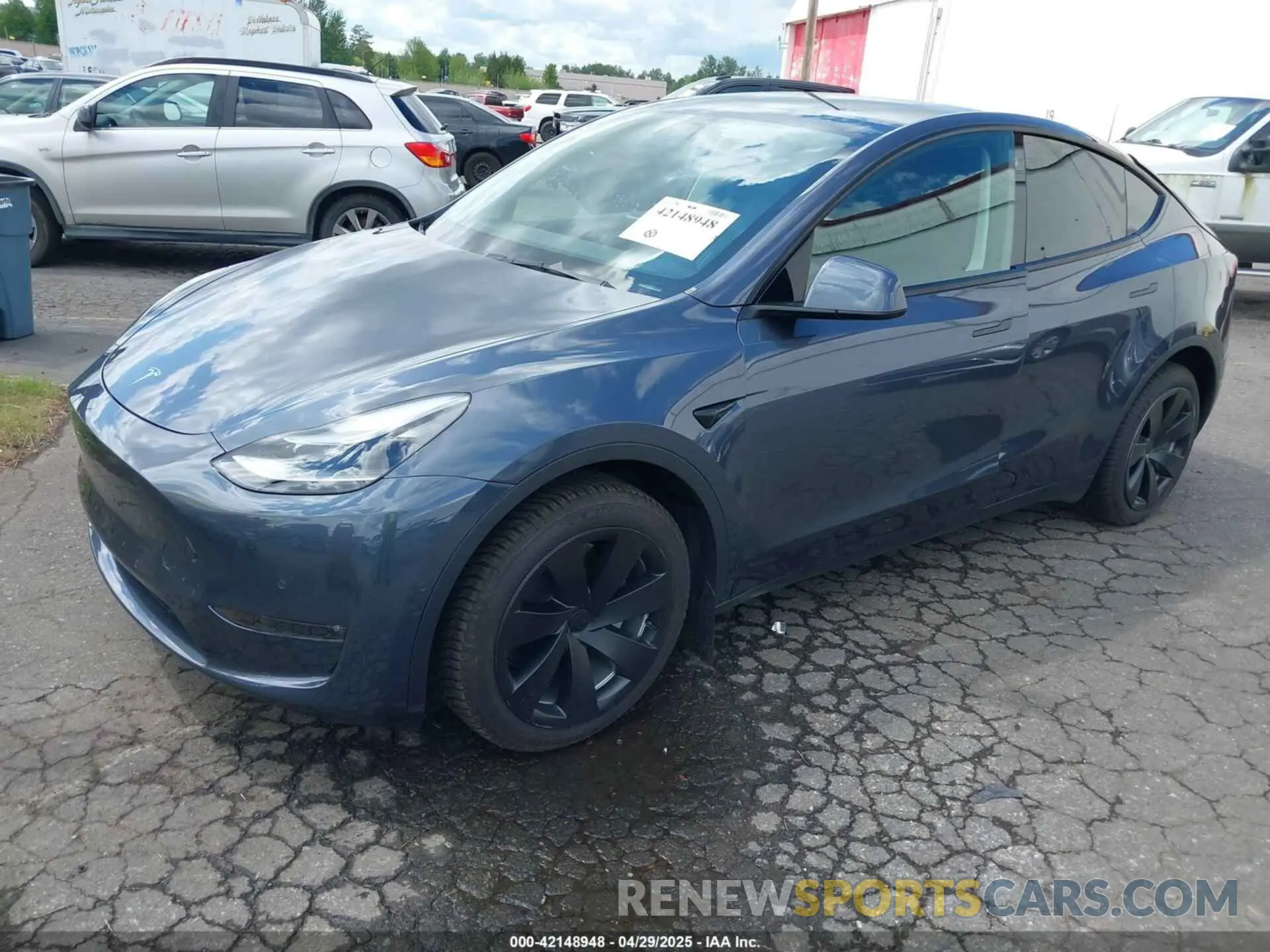 2 Фотография поврежденного автомобиля 7SAYGDEE1NF440153 TESLA MODEL Y 2022