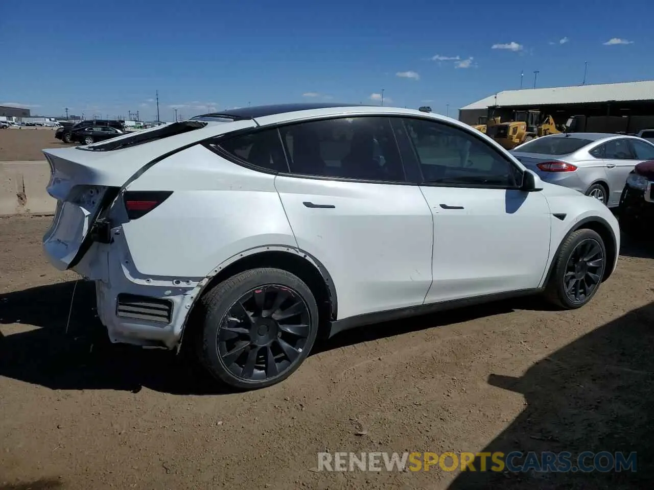 3 Фотография поврежденного автомобиля 7SAYGDEE1NF480278 TESLA MODEL Y 2022
