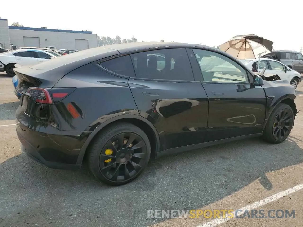 3 Photograph of a damaged car 7SAYGDEE1NF481740 TESLA MODEL Y 2022