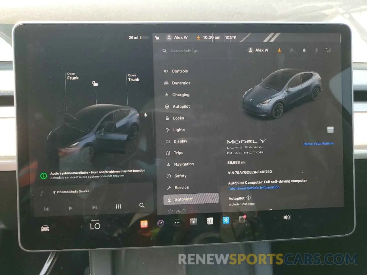 9 Photograph of a damaged car 7SAYGDEE1NF481740 TESLA MODEL Y 2022