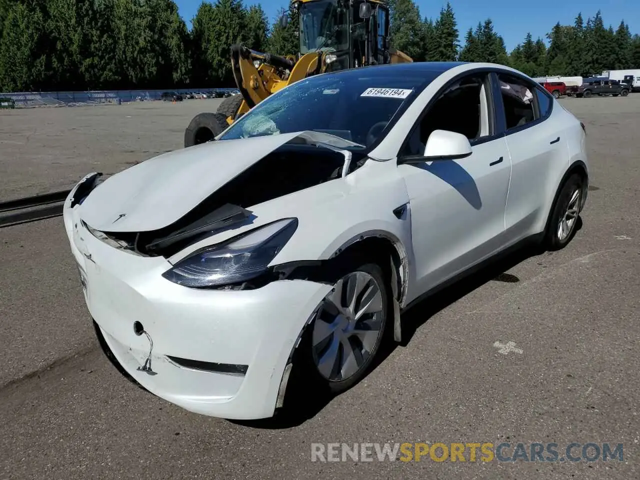 1 Фотография поврежденного автомобиля 7SAYGDEE1NF542956 TESLA MODEL Y 2022