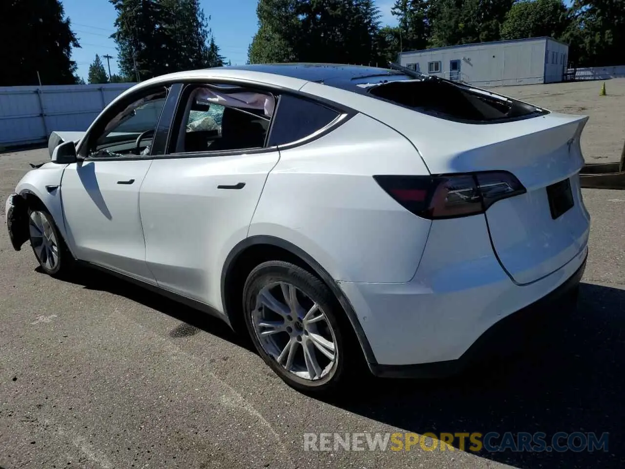 2 Фотография поврежденного автомобиля 7SAYGDEE1NF542956 TESLA MODEL Y 2022