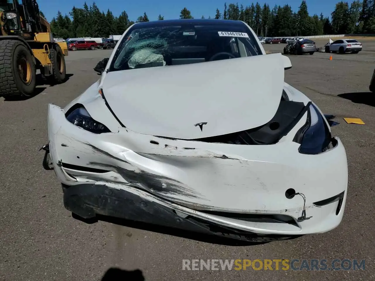5 Фотография поврежденного автомобиля 7SAYGDEE1NF542956 TESLA MODEL Y 2022