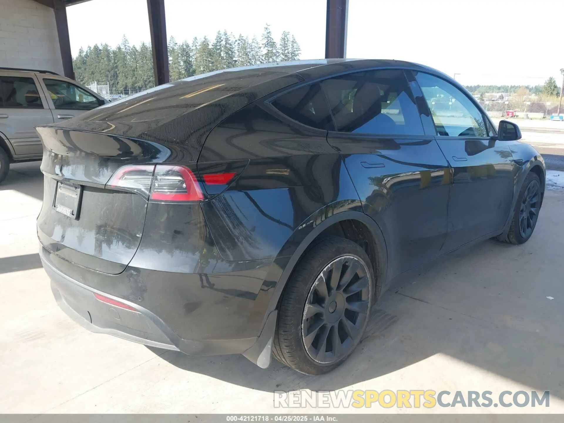 4 Photograph of a damaged car 7SAYGDEE1NF550202 TESLA MODEL Y 2022