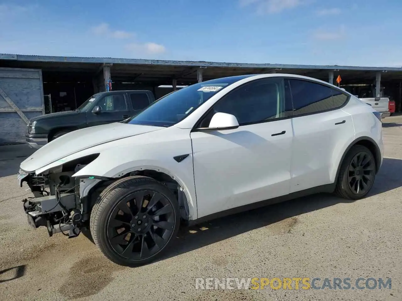 1 Photograph of a damaged car 7SAYGDEE1NF559238 TESLA MODEL Y 2022