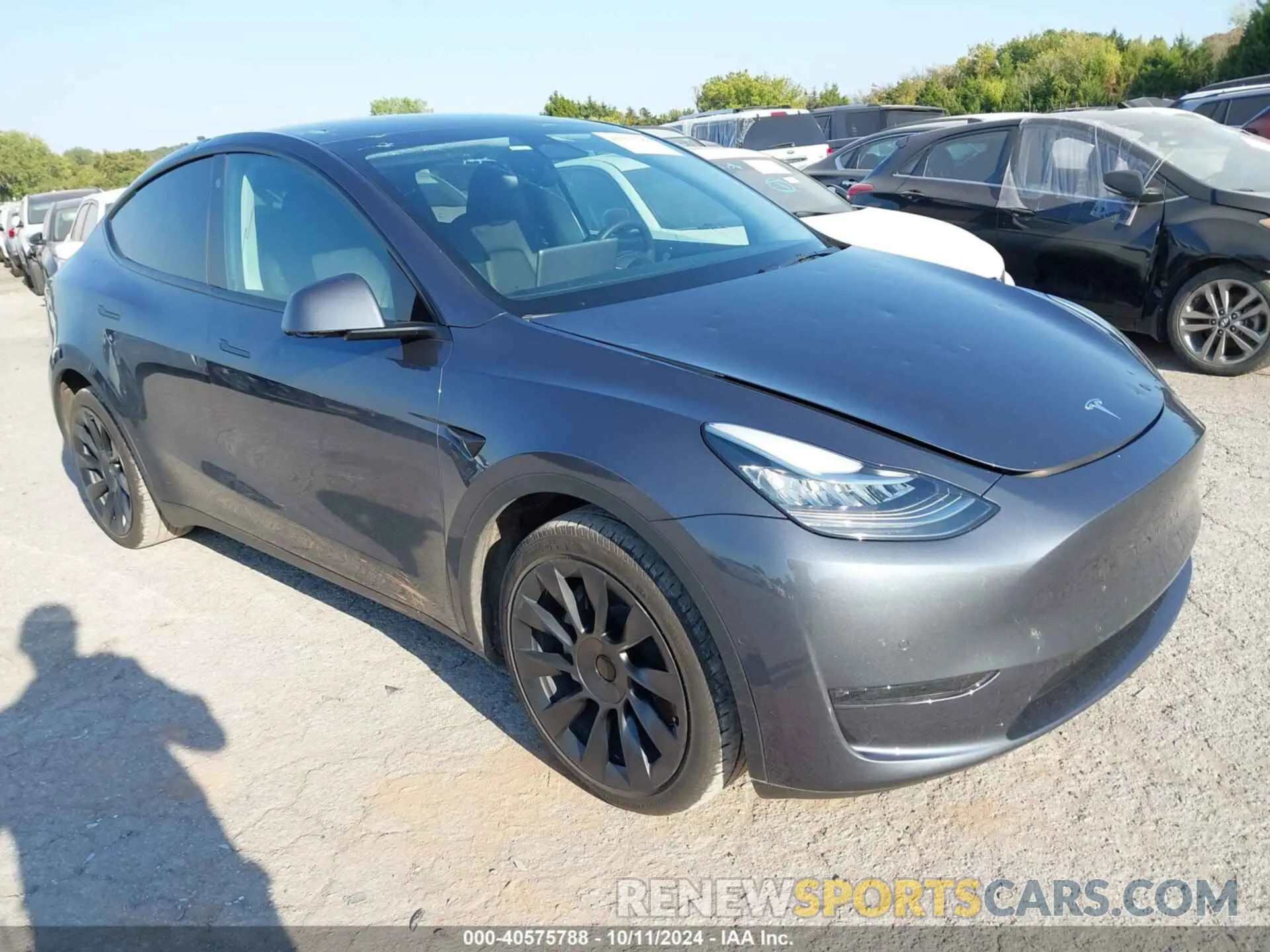 1 Photograph of a damaged car 7SAYGDEE2NA009124 TESLA MODEL Y 2022