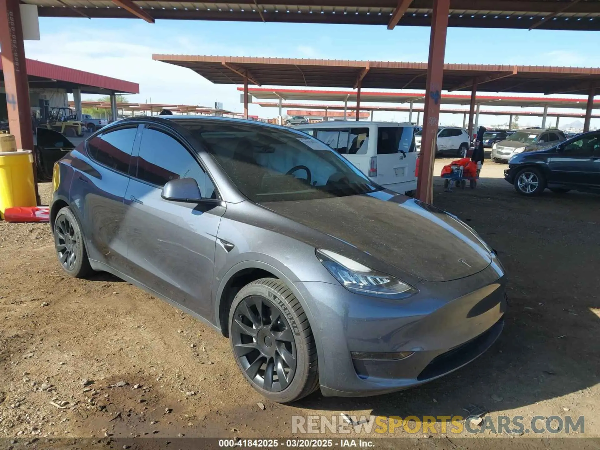 1 Фотография поврежденного автомобиля 7SAYGDEE2NA017434 TESLA MODEL Y 2022