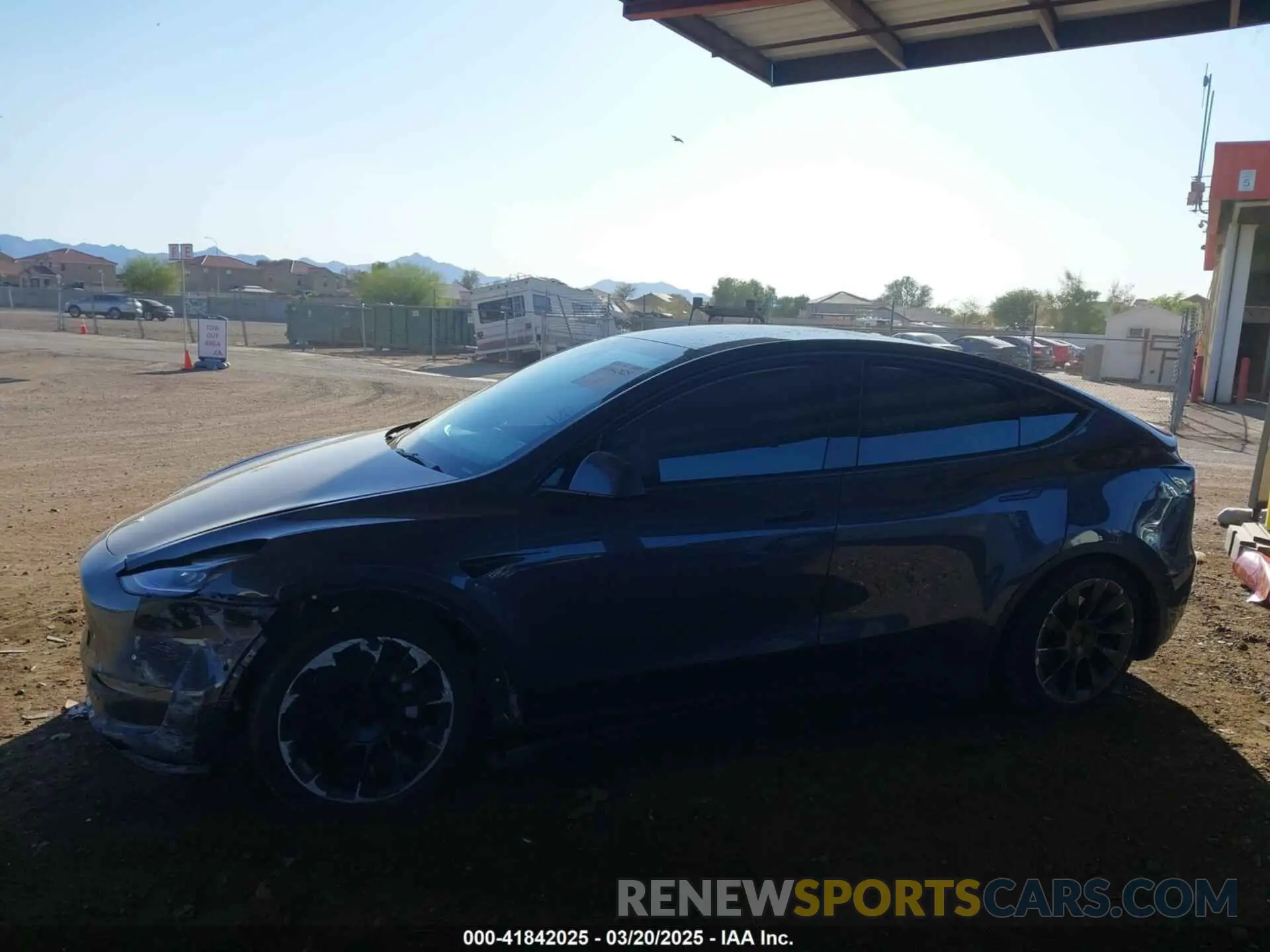 13 Фотография поврежденного автомобиля 7SAYGDEE2NA017434 TESLA MODEL Y 2022