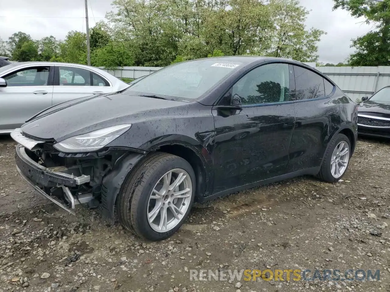 1 Photograph of a damaged car 7SAYGDEE2NF313492 TESLA MODEL Y 2022