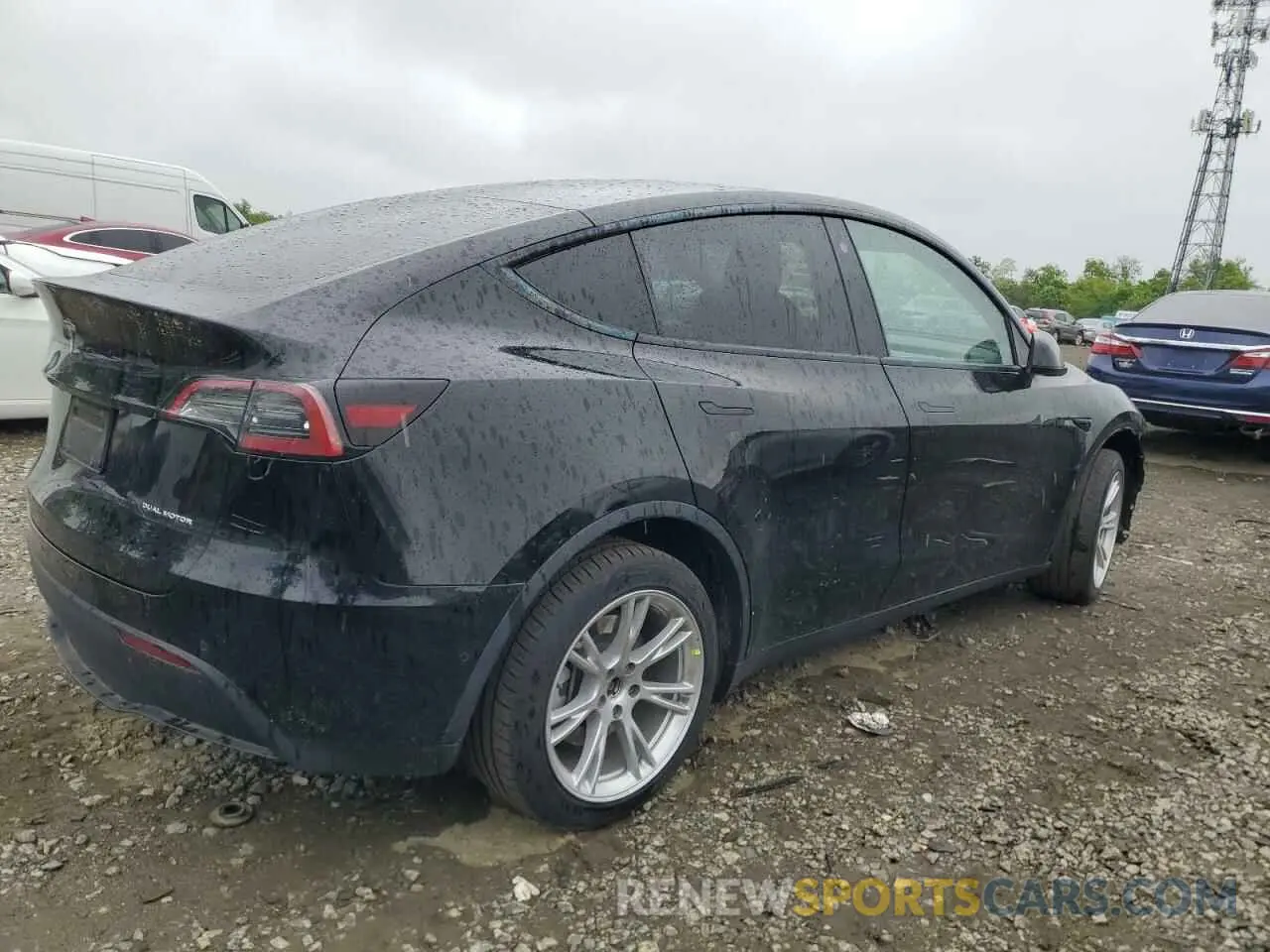 3 Photograph of a damaged car 7SAYGDEE2NF313492 TESLA MODEL Y 2022