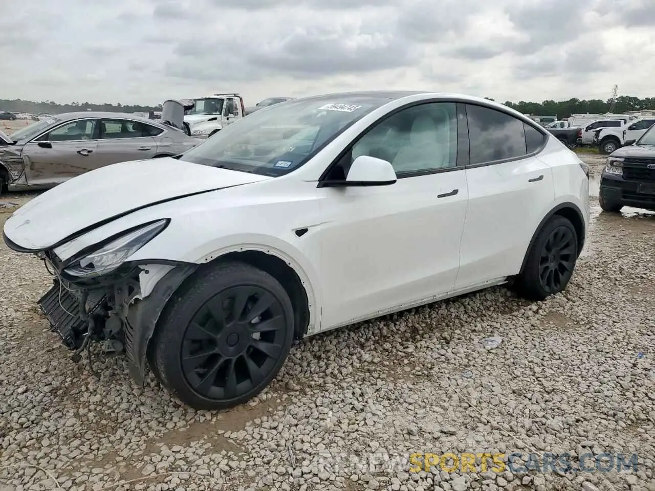 1 Photograph of a damaged car 7SAYGDEE2NF330311 TESLA MODEL Y 2022