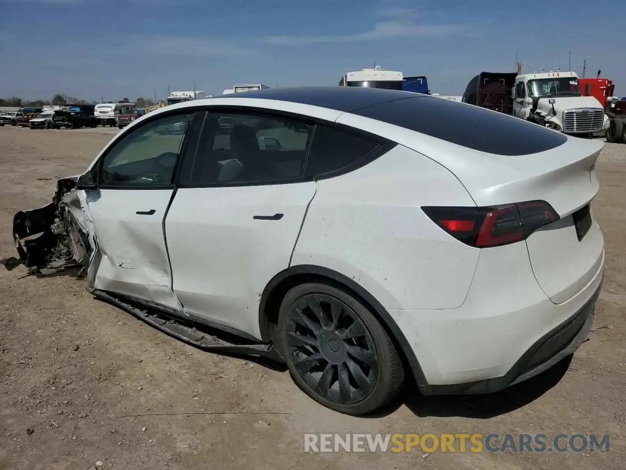 2 Photograph of a damaged car 7SAYGDEE2NF380562 TESLA MODEL Y 2022