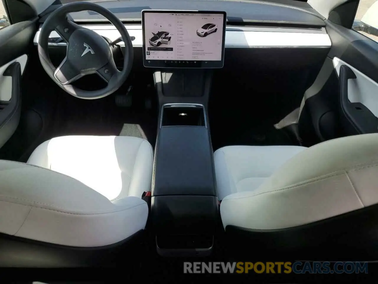 8 Photograph of a damaged car 7SAYGDEE2NF380562 TESLA MODEL Y 2022