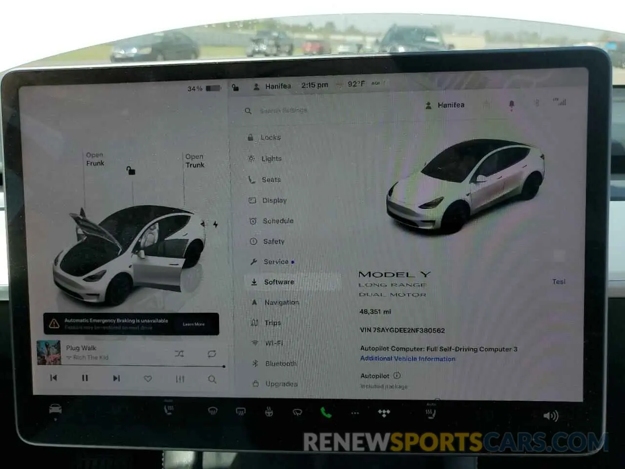 9 Photograph of a damaged car 7SAYGDEE2NF380562 TESLA MODEL Y 2022