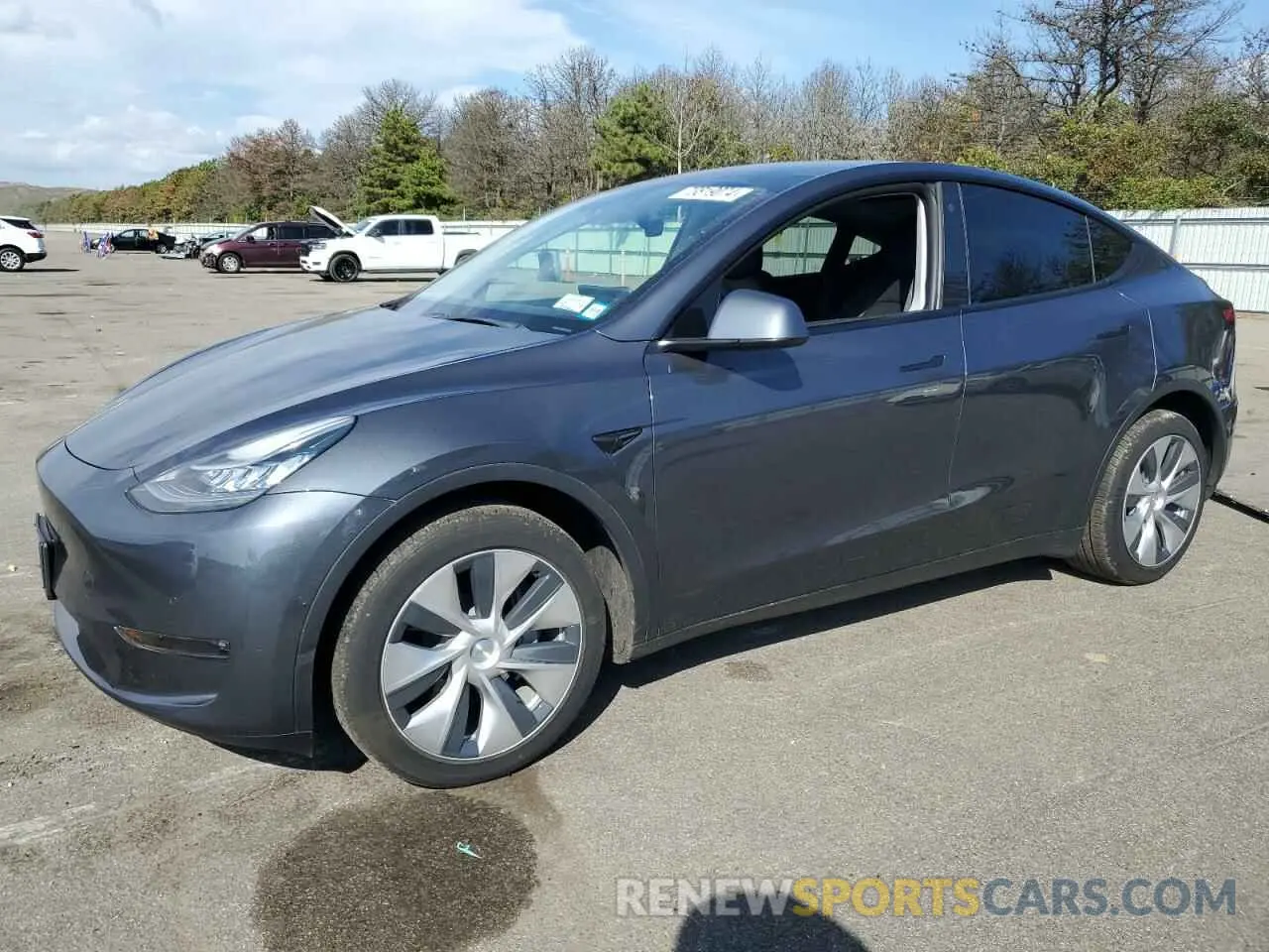 1 Photograph of a damaged car 7SAYGDEE2NF385227 TESLA MODEL Y 2022