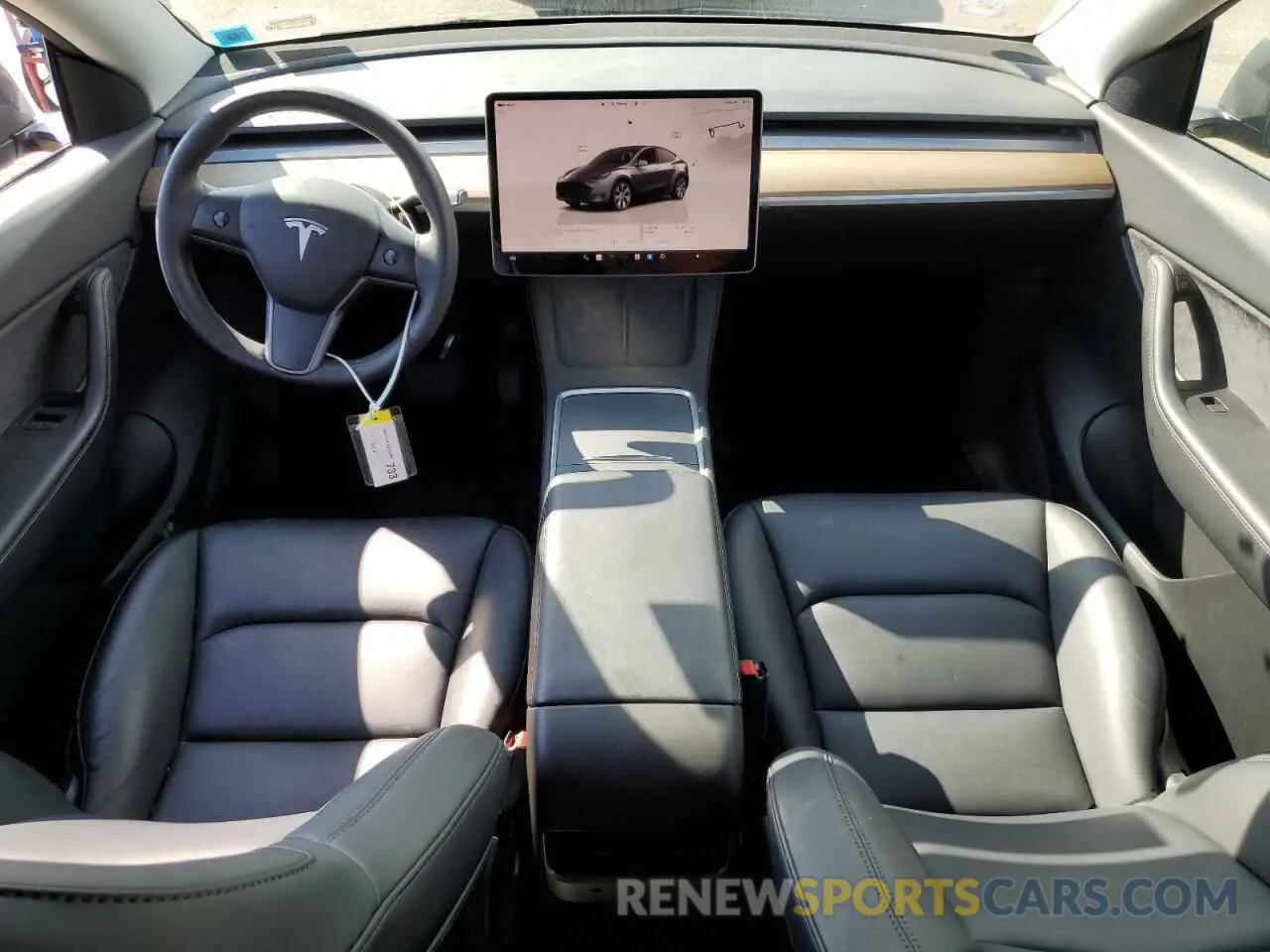 8 Photograph of a damaged car 7SAYGDEE2NF385227 TESLA MODEL Y 2022