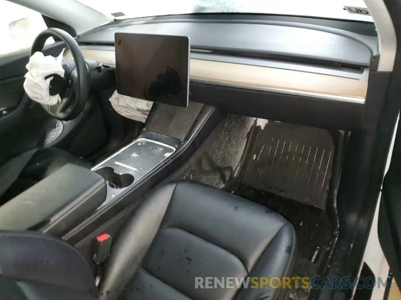8 Photograph of a damaged car 7SAYGDEE2NF387026 TESLA MODEL Y 2022